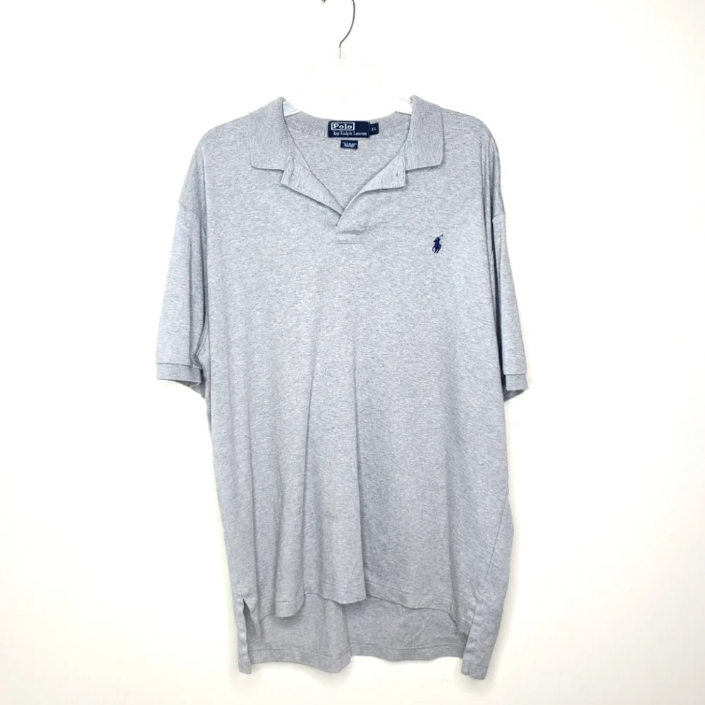 Polo Ralph Lauren Polo Shirt Gray and Navy Size Extra Large